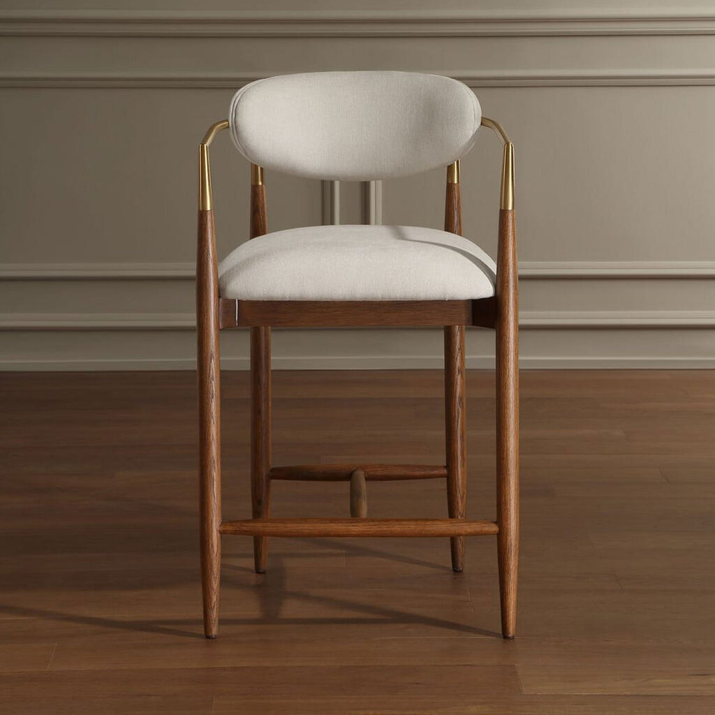 MOXIE WALNUT COUNTER STOOL