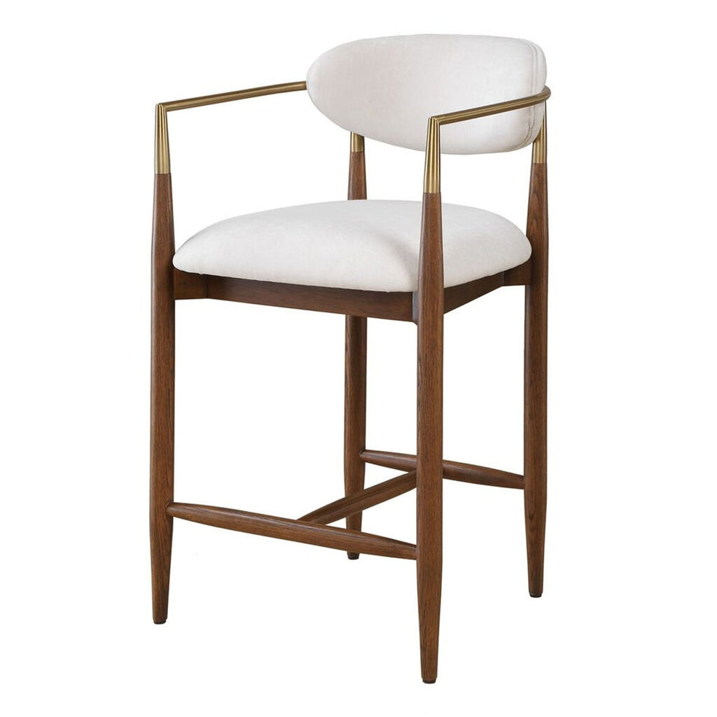 MOXIE WALNUT COUNTER STOOL