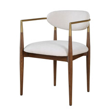 MOXIE WALNUT DINING ARM CHAIR