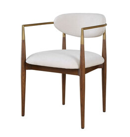 MOXIE WALNUT DINING ARM CHAIR