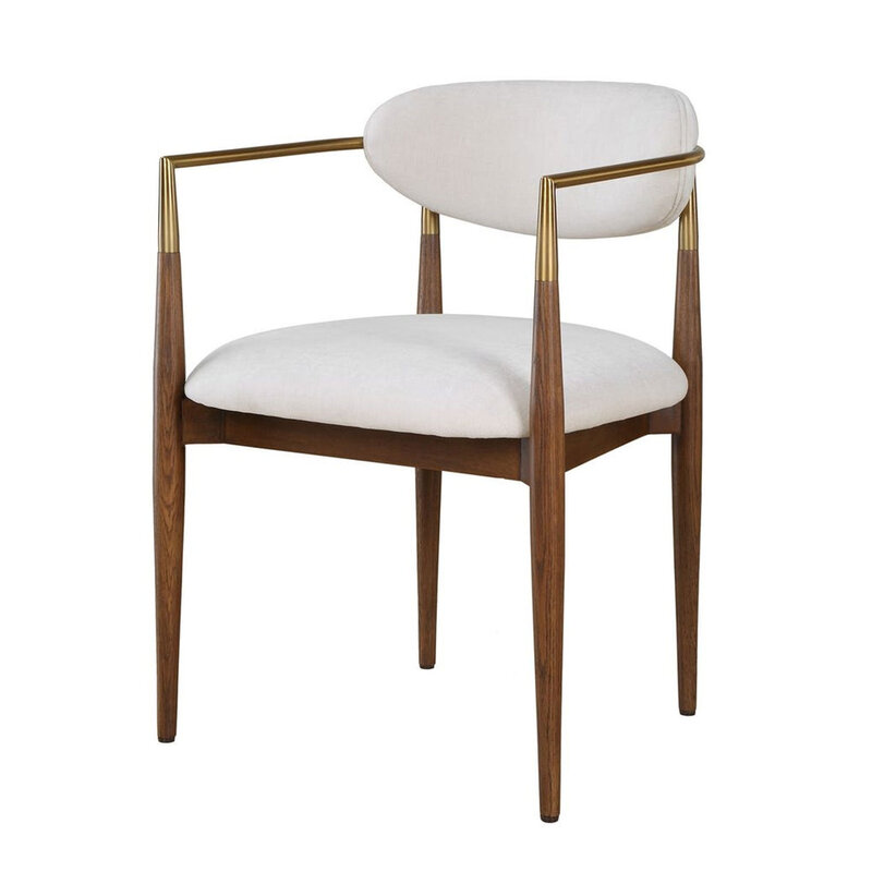 MOXIE WALNUT DINING ARM CHAIR
