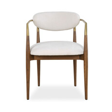 MOXIE WALNUT DINING ARM CHAIR