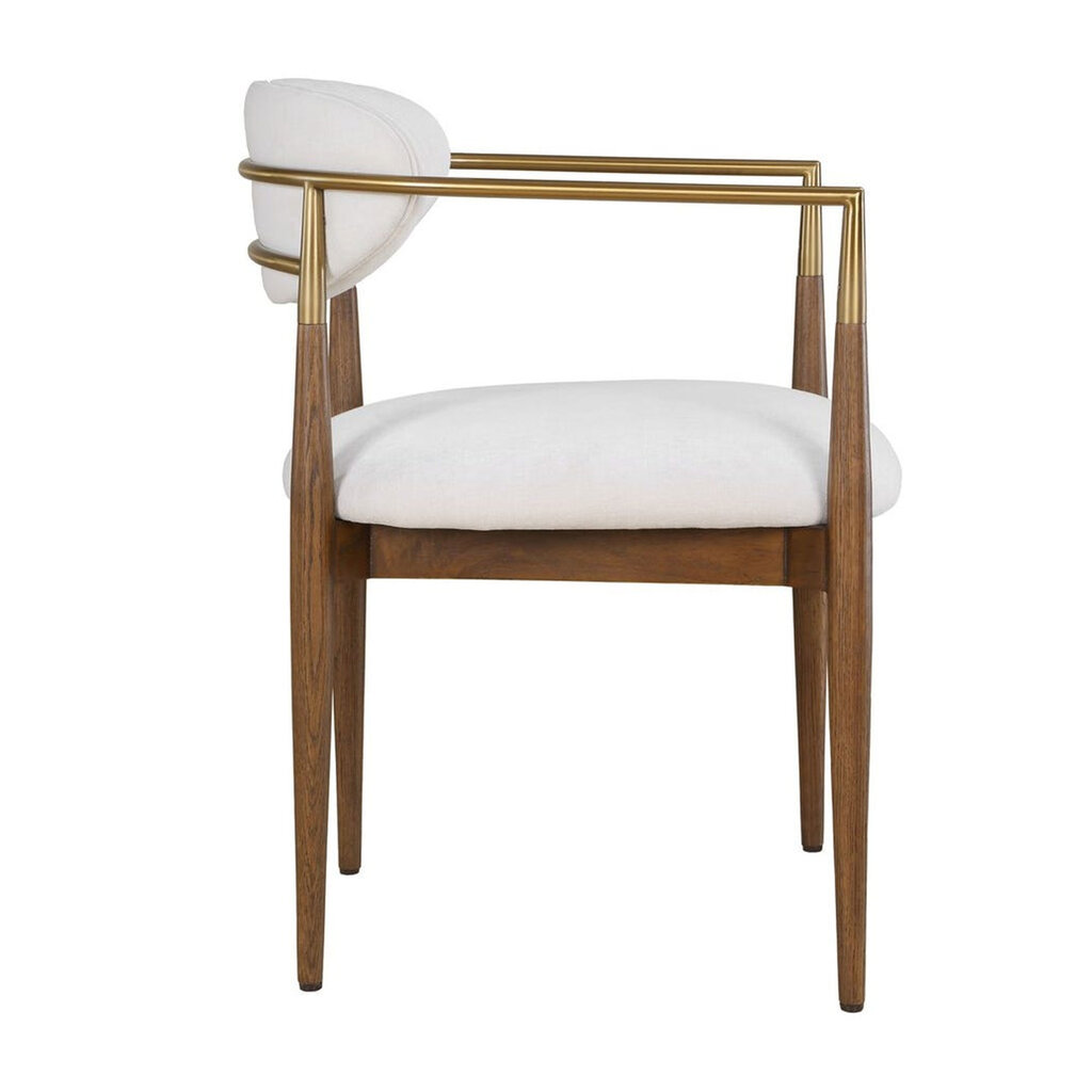 MOXIE WALNUT DINING ARM CHAIR