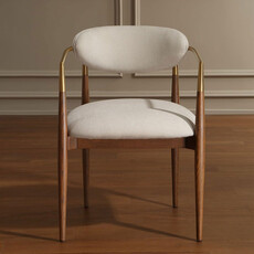 MOXIE WALNUT DINING ARM CHAIR