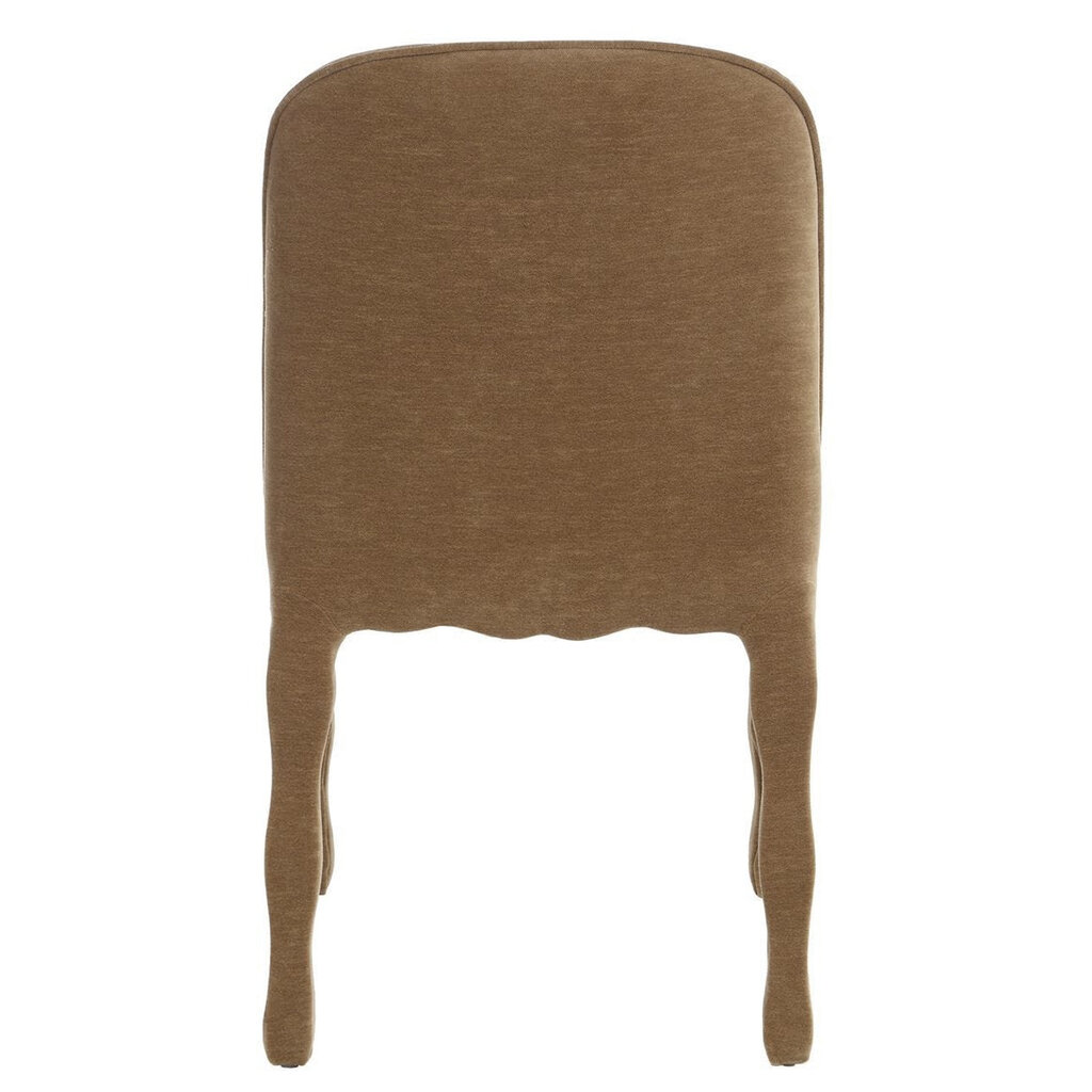 RAPALLO DINING CHAIR VELVET TOFFEE BROWN