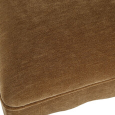 RAPALLO DINING CHAIR VELVET TOFFEE BROWN
