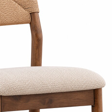 ROSABEL DINING CHAIR - WHITE SAND