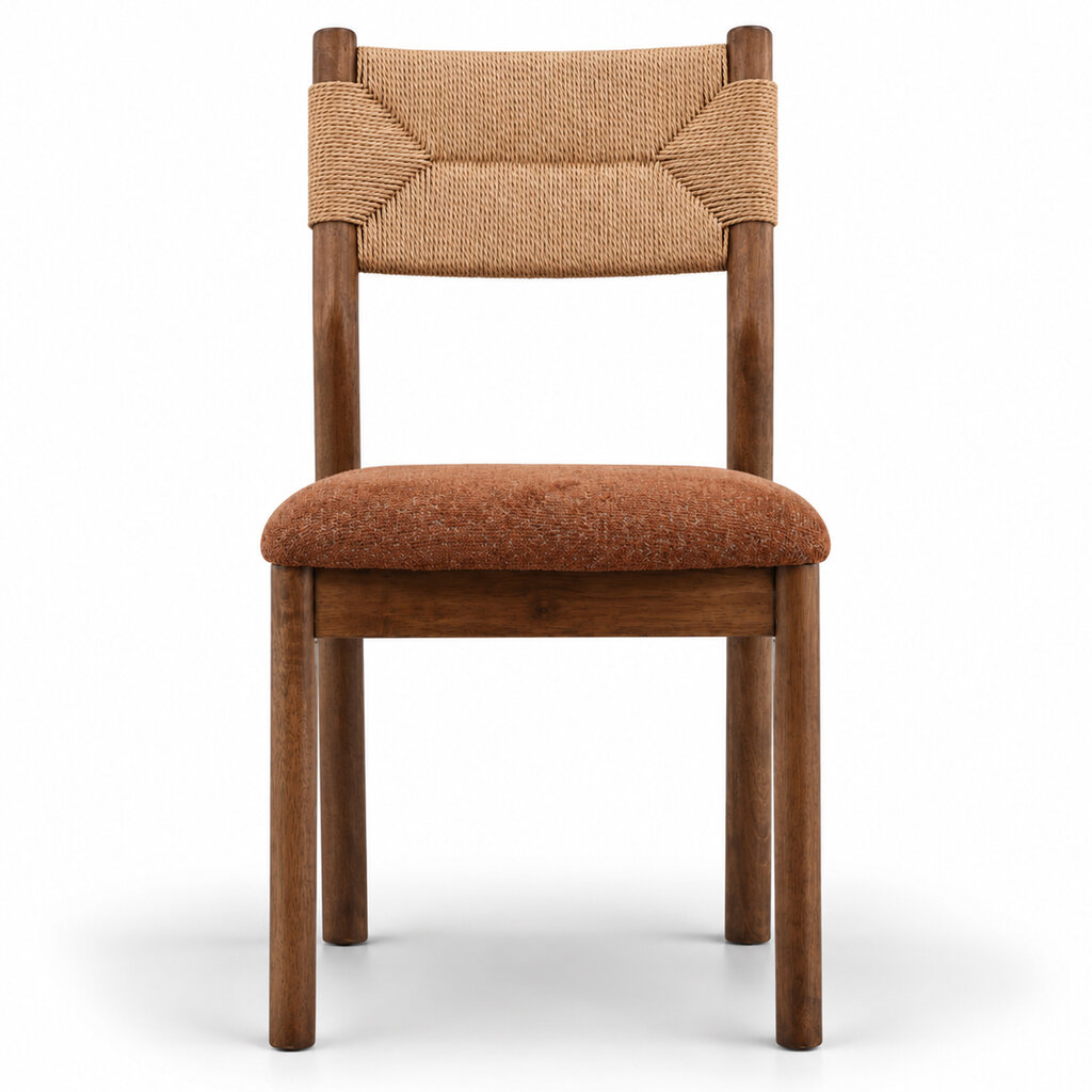 ROSABEL DINING CHAIR - RUST