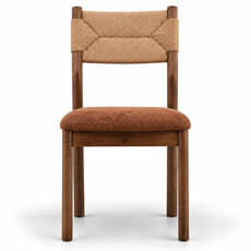 ROSABEL DINING CHAIR - RUST