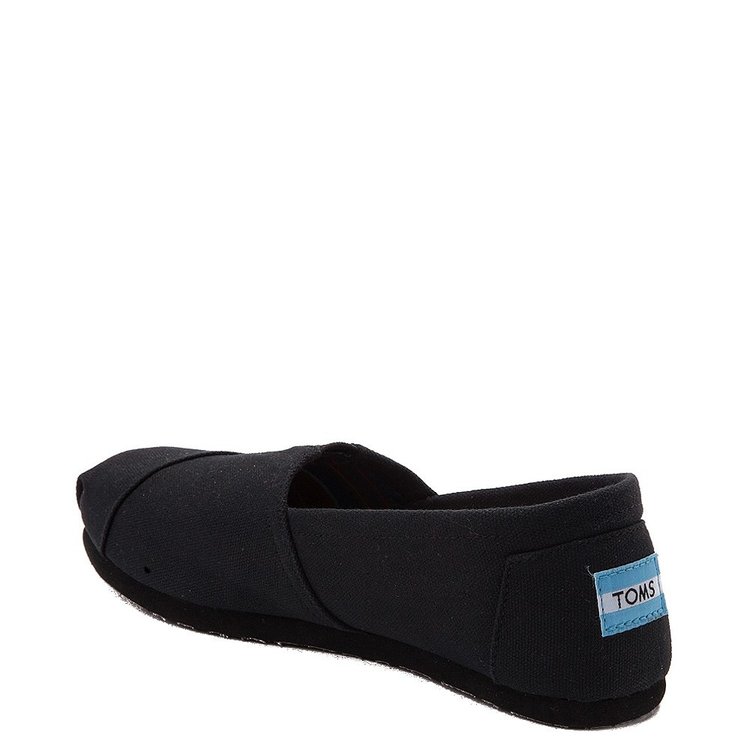 Toms Toms Women's Classic Black on Black Canvas