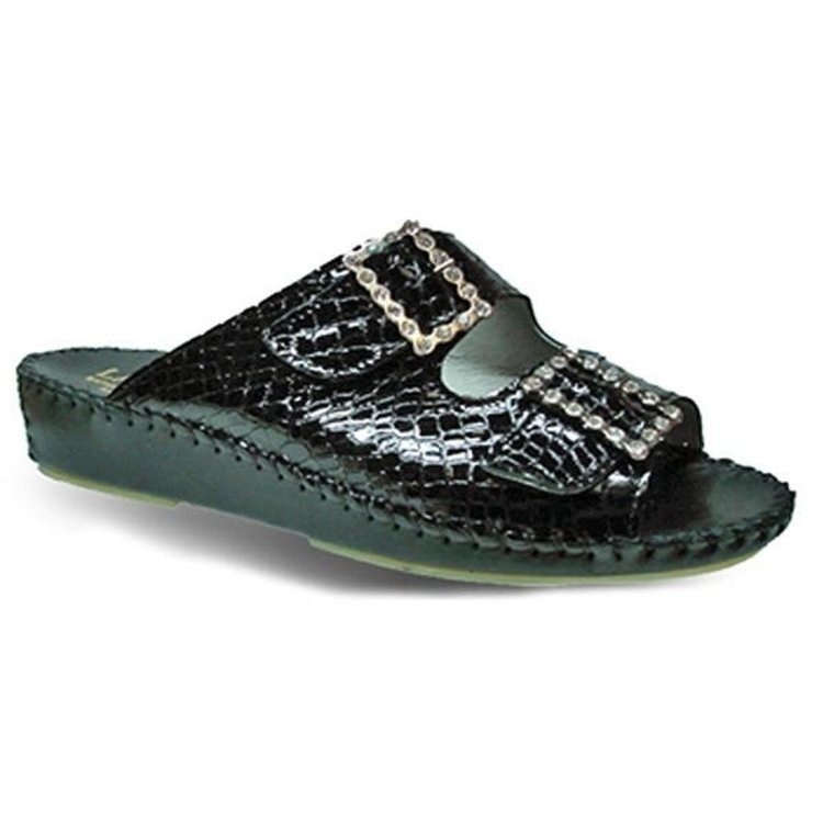 La Plume La Plume Women's Jen Rhinestone Black