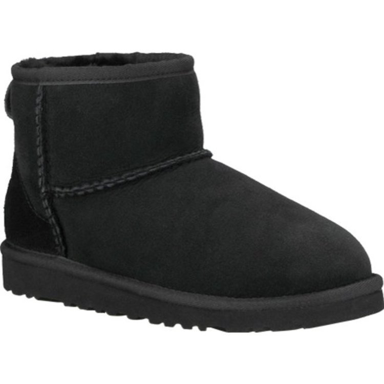 UGG UGG Kids Classic Mini II Black Boot