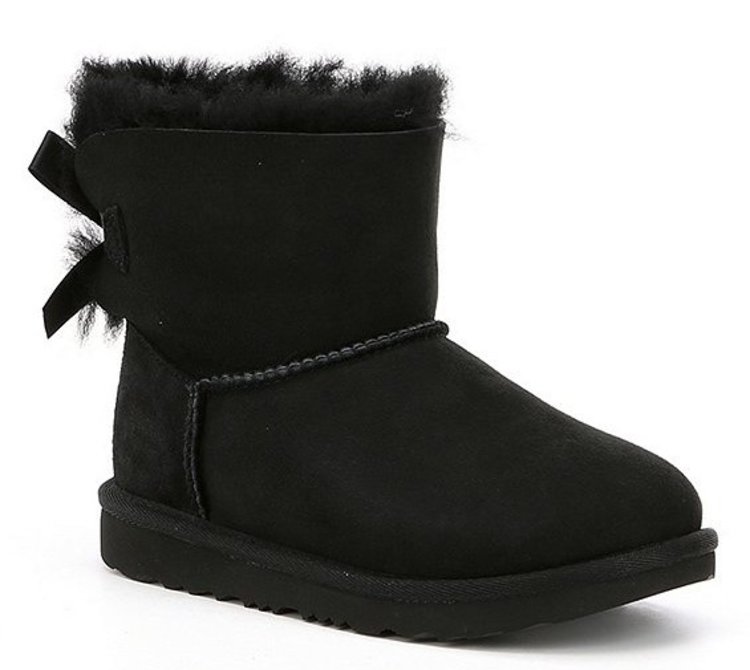 UGG UGG Girl's Mini Bailey Bow II Black Bow