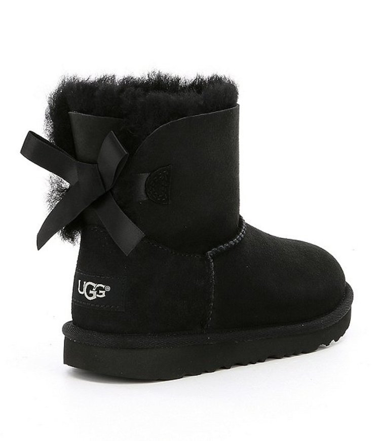 UGG UGG Girl's Mini Bailey Bow II Black Bow