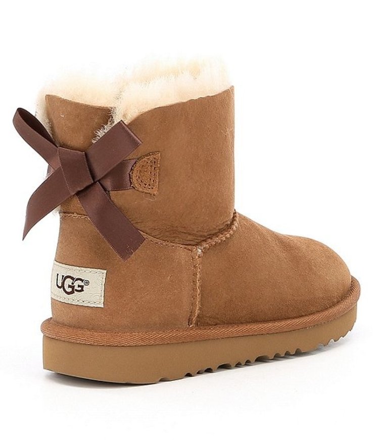 UGG UGG Girl's Mini Bailey Bow II Chestnut Boot