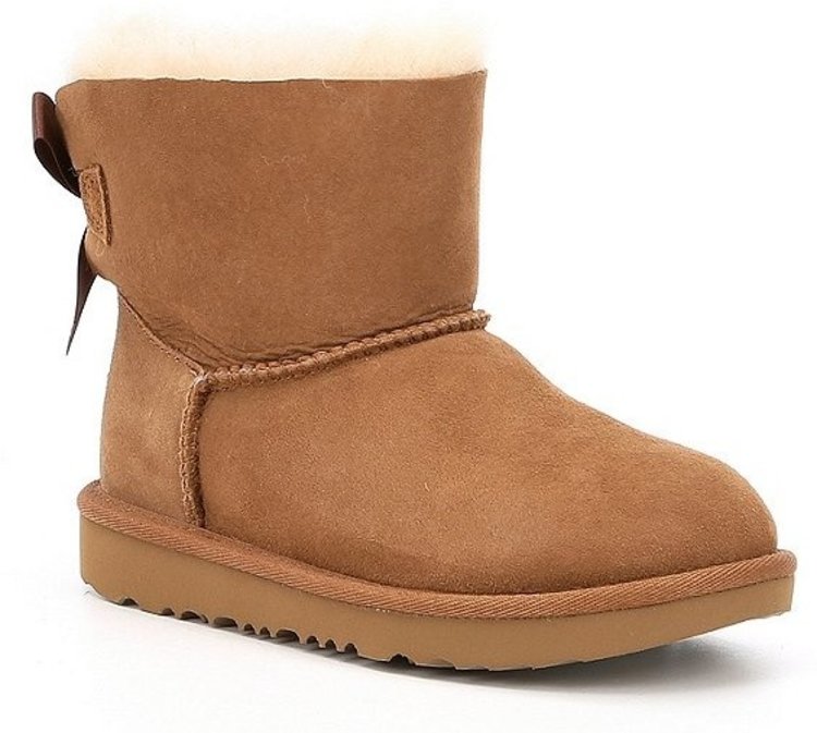 UGG UGG Girl's Mini Bailey Bow II Chestnut Boot
