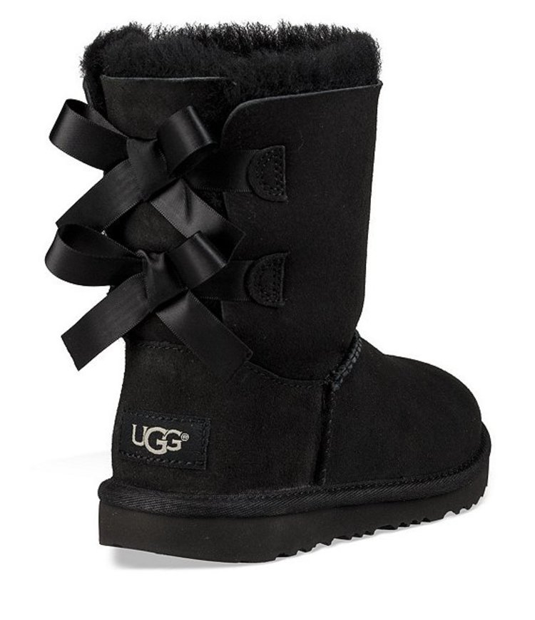 UGG UGG Girl's Bailey Bow II Black