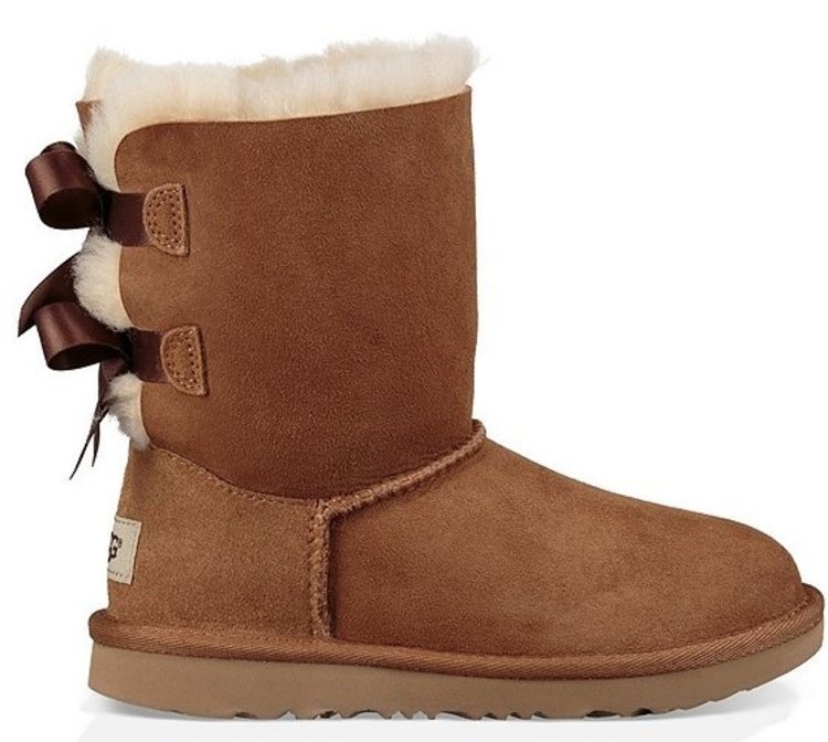 UGG UGG Girl's Bailey Bow II Chestnut
