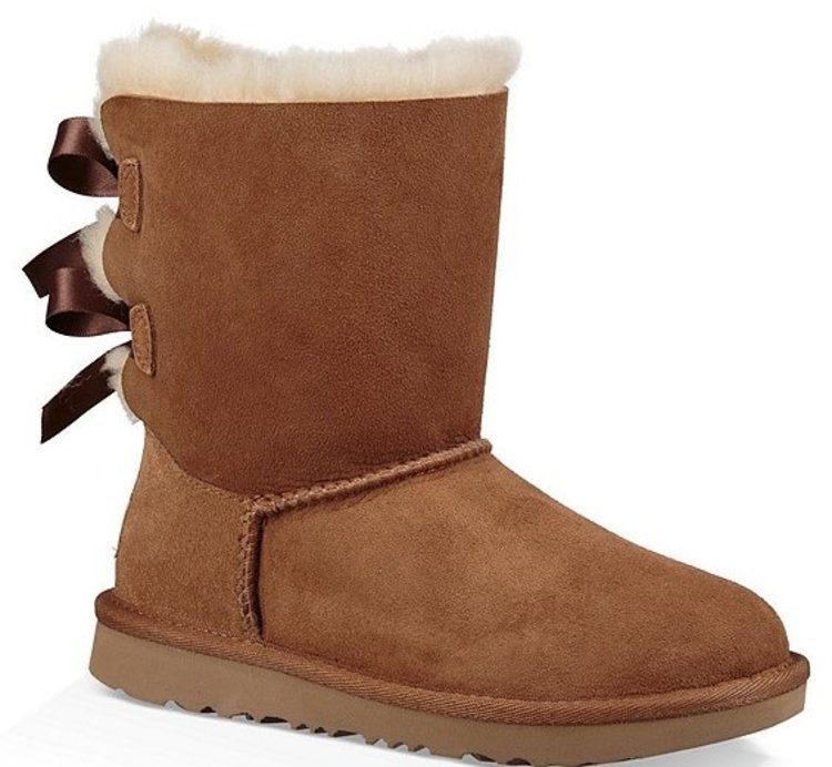 UGG UGG Girl's Bailey Bow II Chestnut