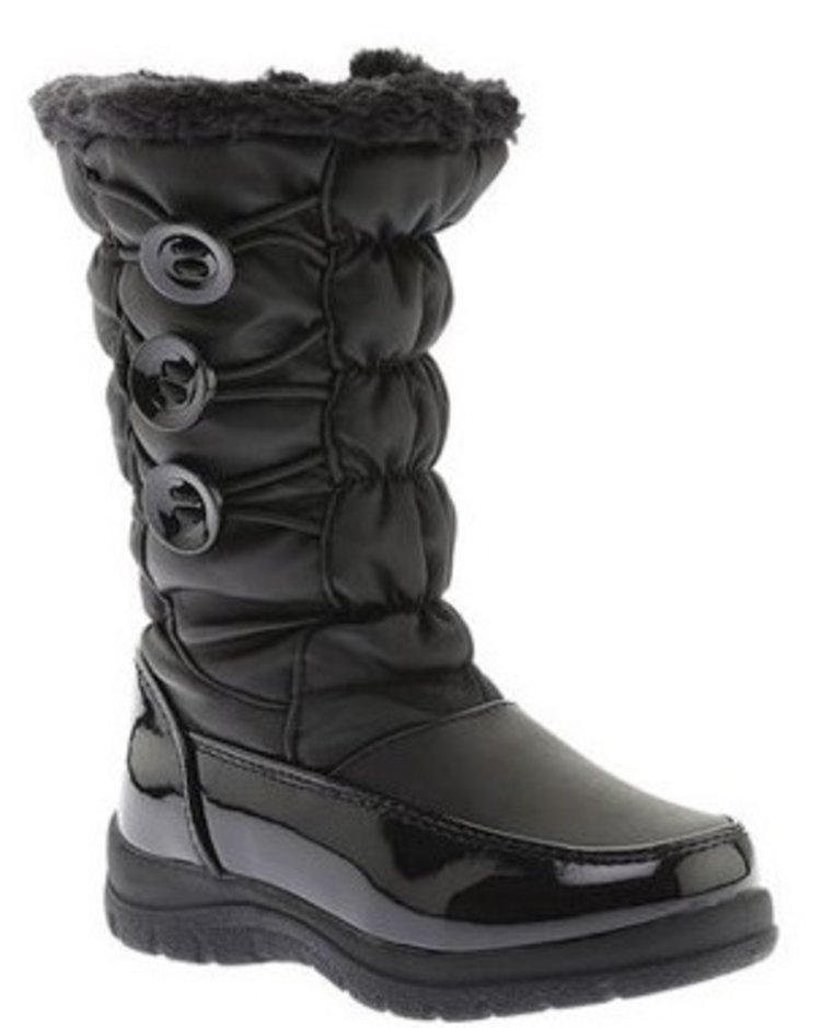 Tundra Tundra Girl's Chelsea Black Waterproof Boot