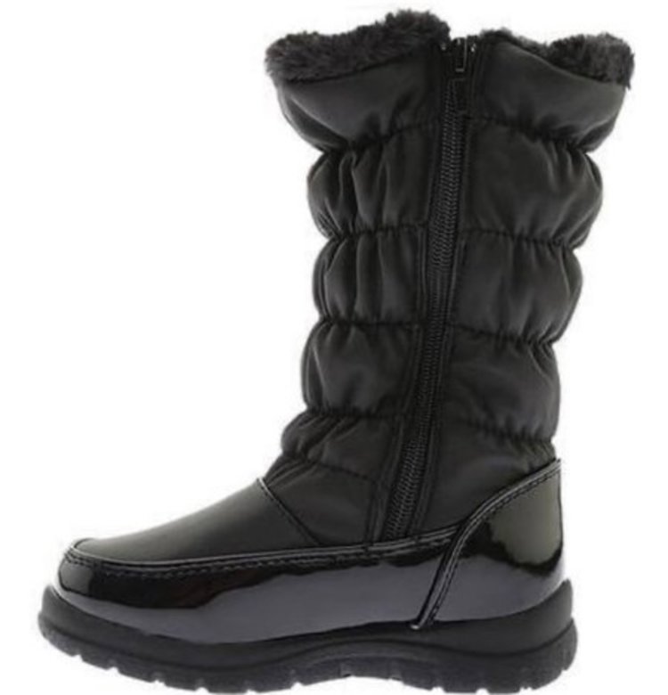 Tundra Tundra Girl's Chelsea Black Waterproof Boot