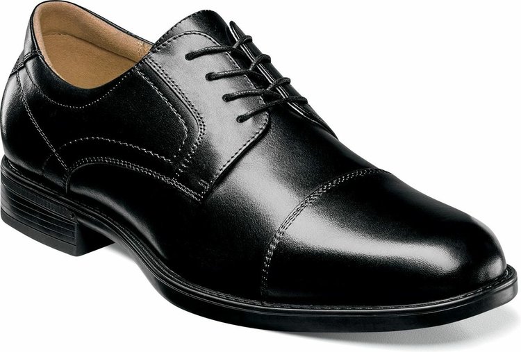 Florsheim Florsheim Men's Midtown Cap Toe Oxford Black