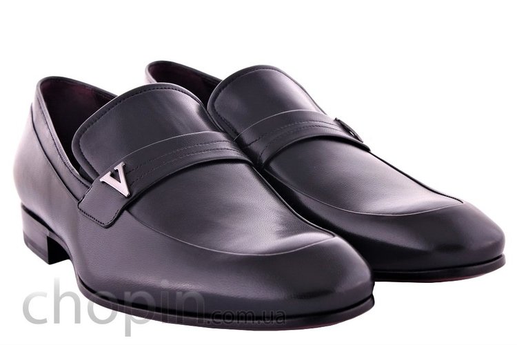 Valentino Valentino Men's 17566 Black Dress Slip-On