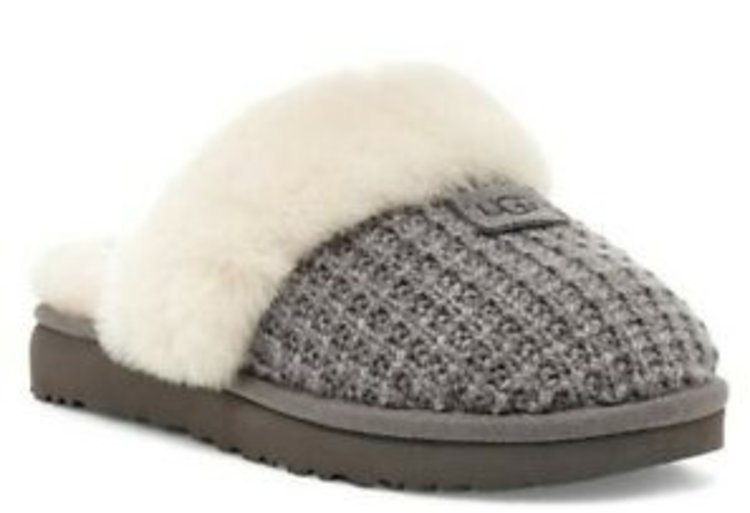 UGG UGG Women's Cozy Knit Charcoal Slipper