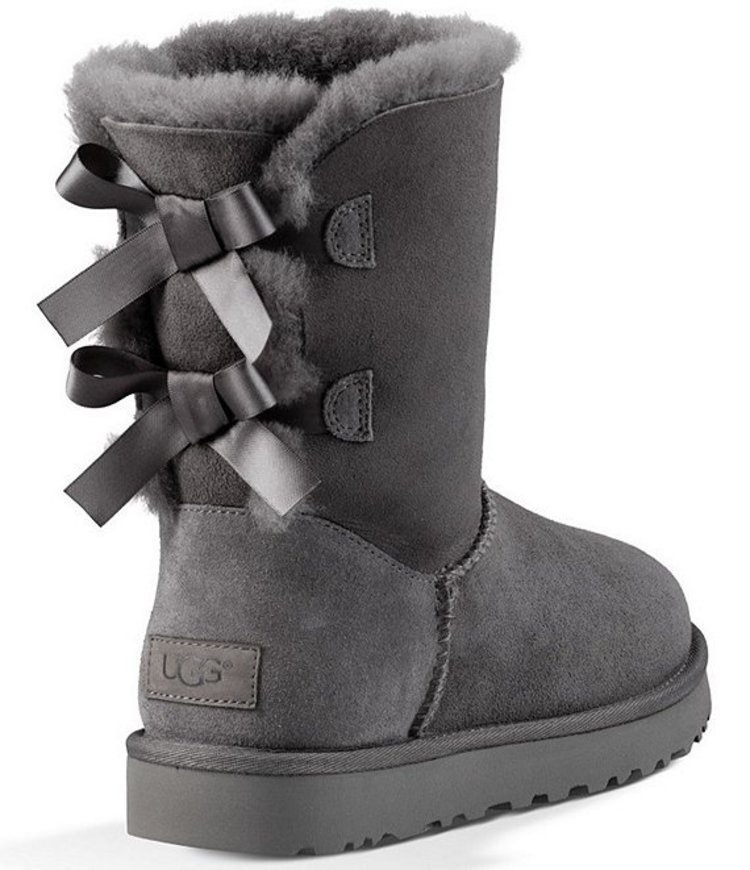 UGG UGG Women's Bailey Bow II Grey Boot