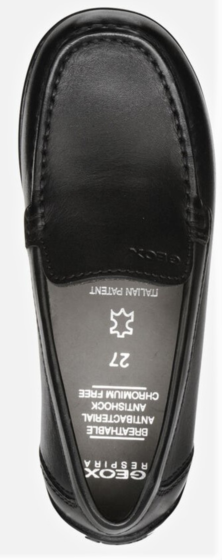 Geox Geox Boy's  J Fast Black Loafer