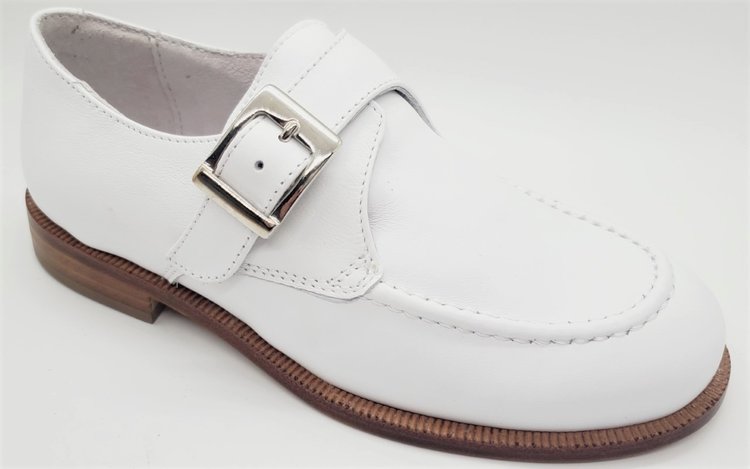 La Nuova California La Nuova California 4206 Boy's Communion Dress Shoe White