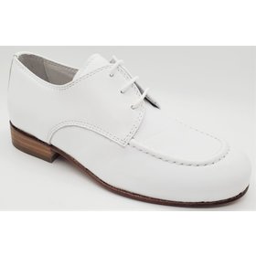 La Nuova California La Nuova California 3706 Boy's White Communion Dress Shoe