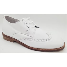 La Nuova California La Nuova California 4250 Boy's Communion Dress Shoe White