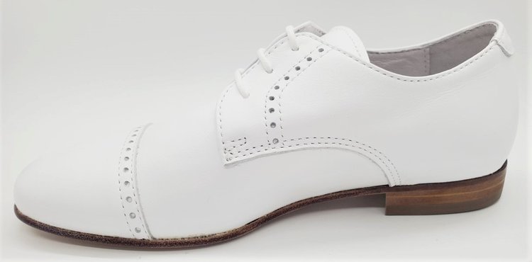 La Nuova California La Nuova California 4251 Boy's Communion Dress Shoe White