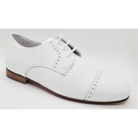 La Nuova California La Nuova California 4251 Boy's  Communion Dress Shoe White