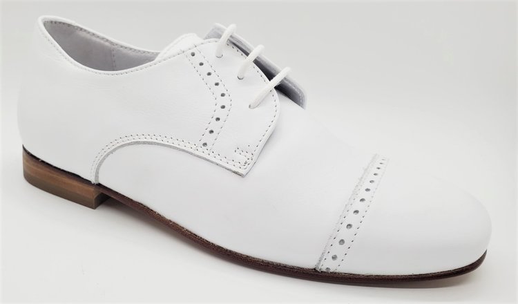 La Nuova California La Nuova California 4251 Boy's Communion Dress Shoe White