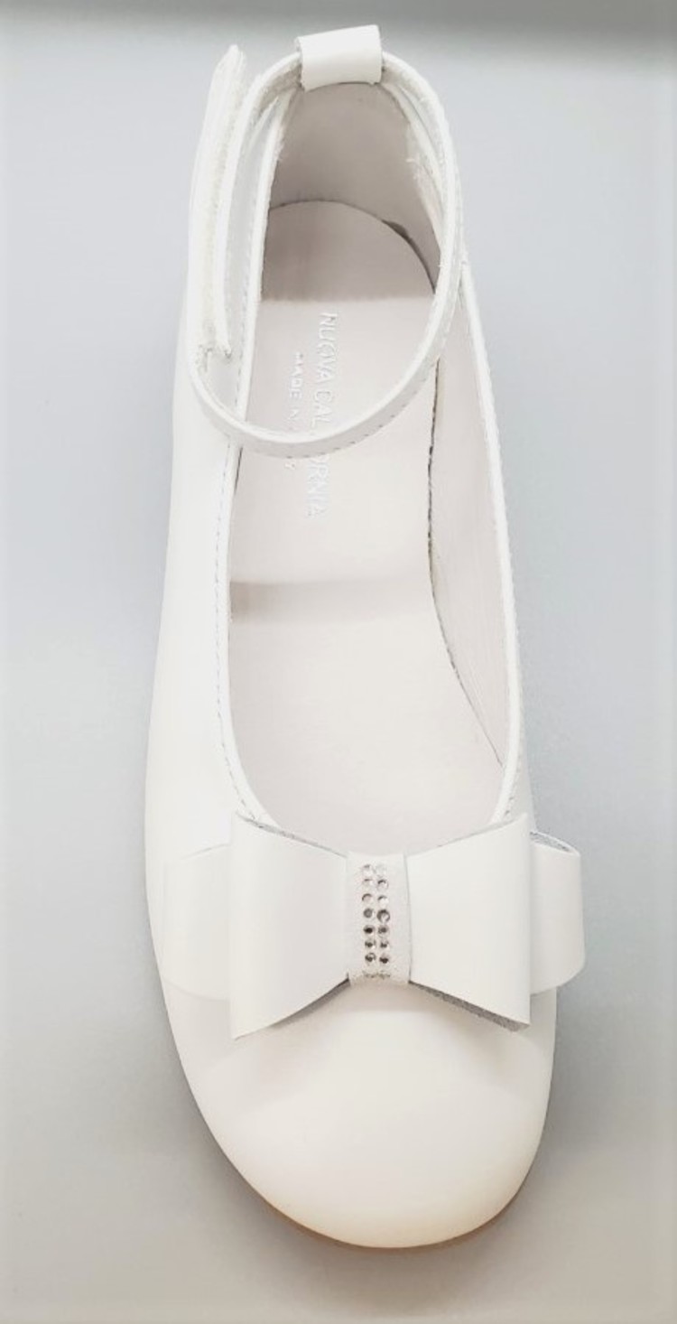 La Nuova California La Nuova California CN501 Girl's Communion Dress Shoe White