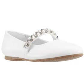 Nina Nina Girl's Nataly White Smooth