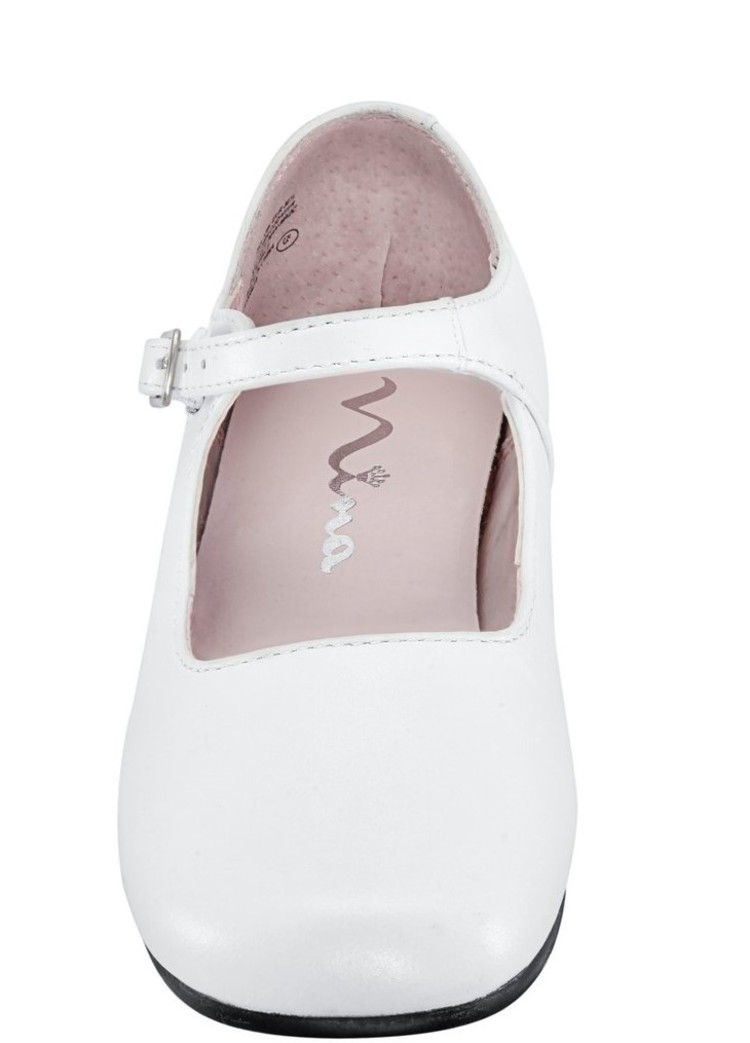 Nina Nina Toddler Girl's Bonnett White Leather