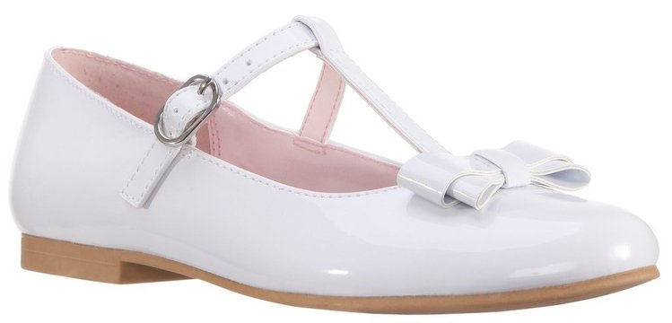 Nina Nina Toddler Girl's Merrilyn White Patent