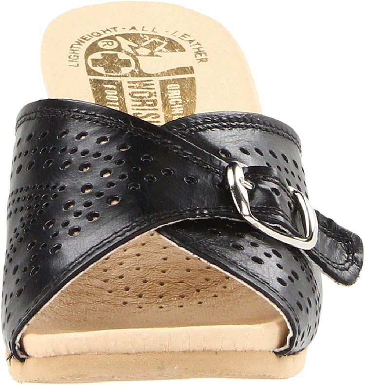 Worishofer Worishofer Women's 251 Black Cork Slide