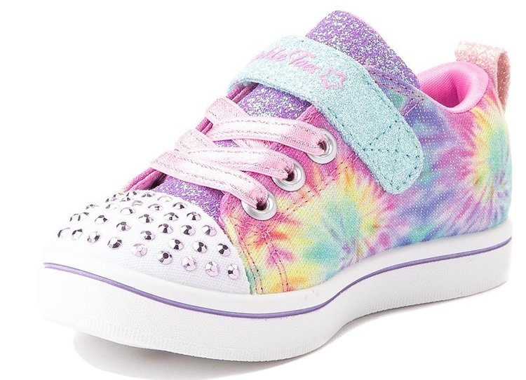 Skechers Skechers Lights Twinkle Toes Sparkle Rayz Groovy Dreams Tie Dye