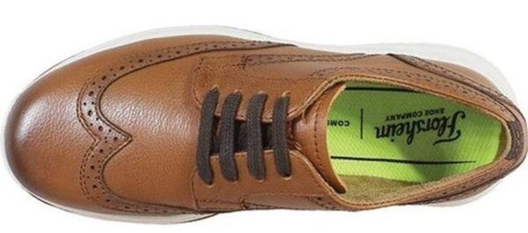 Florsheim Florsheim Boy's  Great Lakes Wingtip Lace Up Oxford Cognac