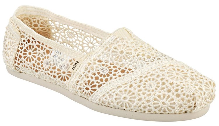 Toms Toms Women's Alpargata Natural Moroccan Crochet