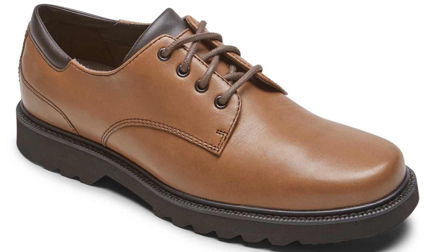 NWOB Rockport Men’s Brown Leather Oxford Walking Shoes Size9 Amazon.com | Rockport mens Main Route Northfield Waterproof  main image 4