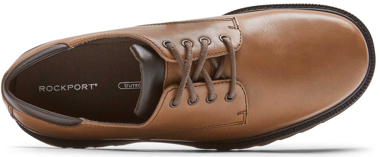 Rockport Men's Northfield Oxford Waterproof Dark Brown Shoe