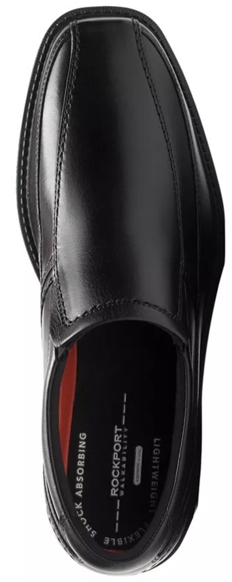 Rockport Rockport Men's Style Crew Bike Toe Black Slip On