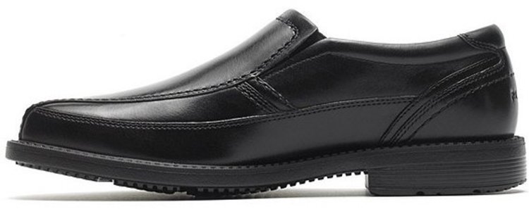 Rockport Rockport Men's Style Crew Bike Toe Black Slip On