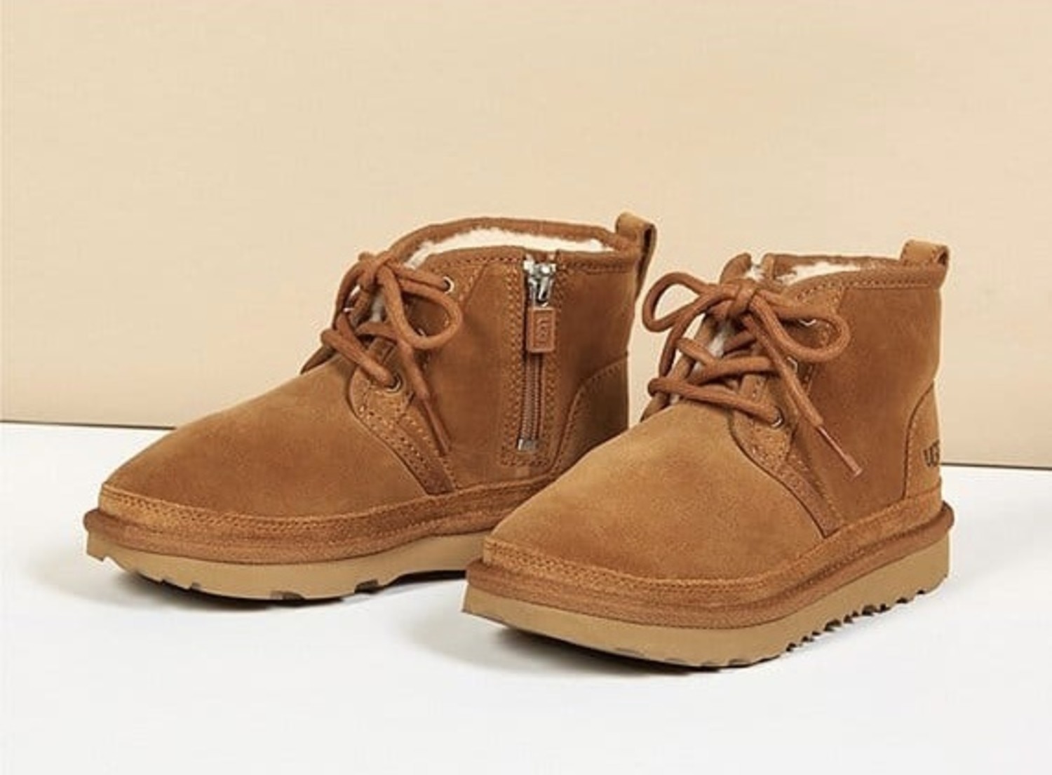 UGG Toddler's Neumel Chestnut Suede Boot - Continental Shoes