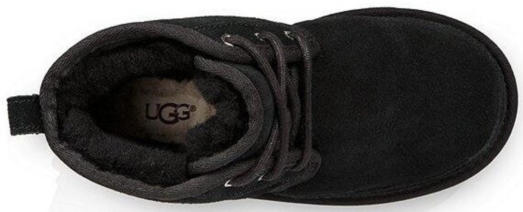 UGG UGG Kids Neumel Black Suede Boot